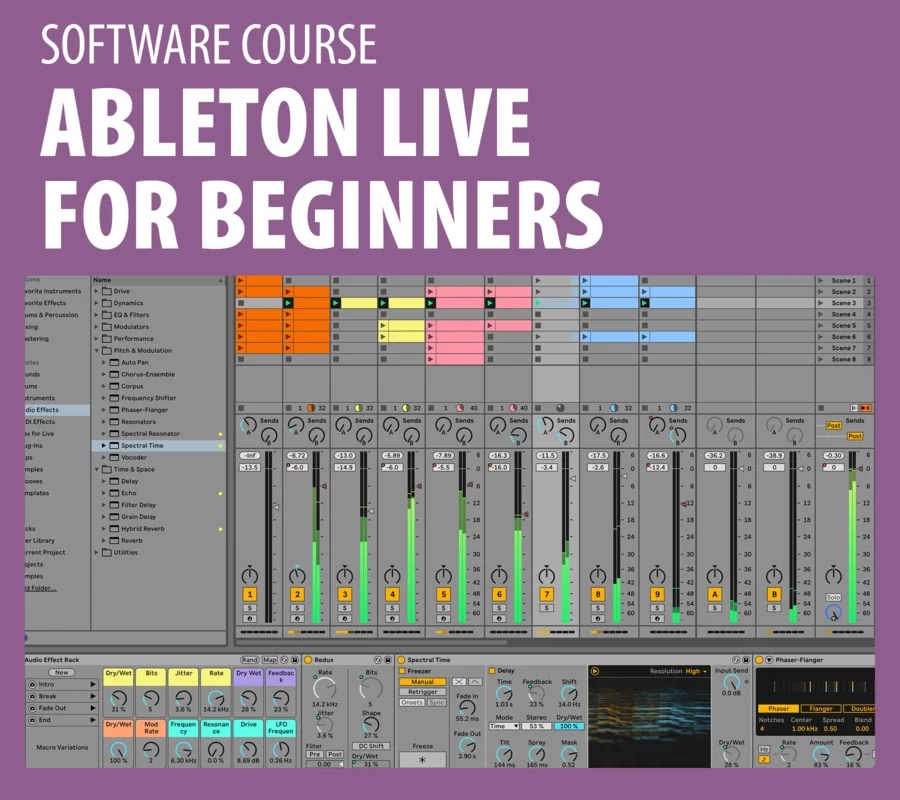 ableton live beginners course